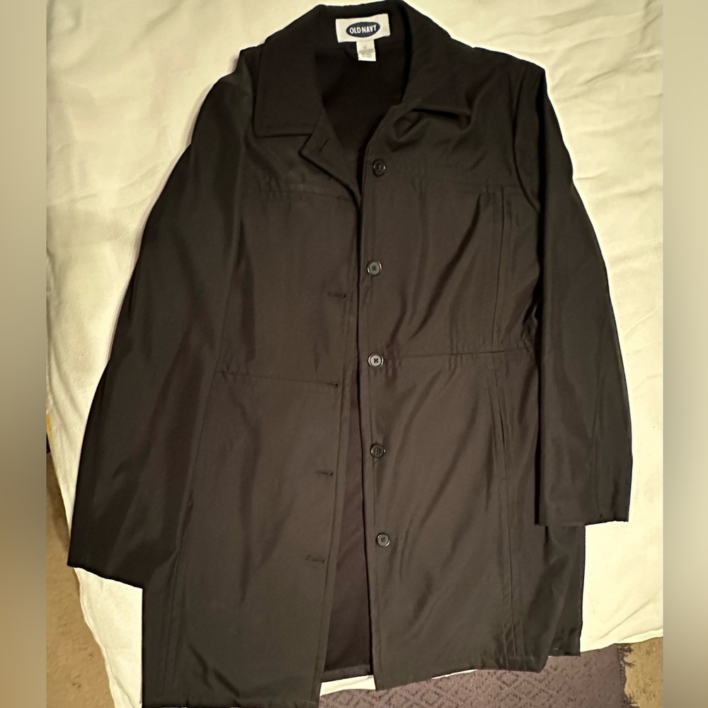 Old Navy Long Black Jacket
